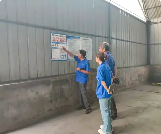 Consolidate Safety & Environmental Protection Responsibilities, Build a Solid Barrier for Plant Development  Tianyu Refractories Conducts Plant-Wide Special Inspection for Safety and Environmental Hazards